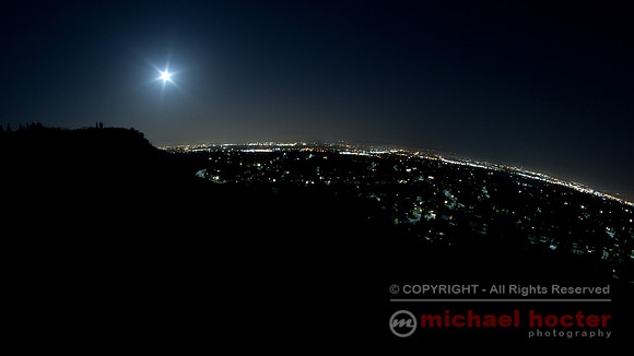 Supermoon Over Los Angeles