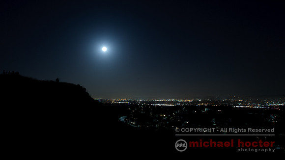 Supermoon Over Los Angeles