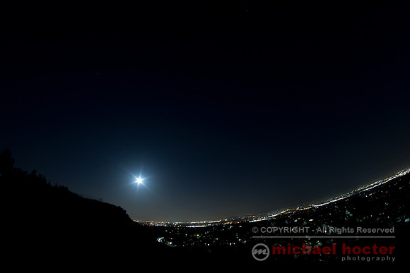Supermoon Over Los Angeles